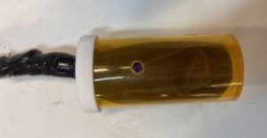 Plastic pill bottle housing with balloon and pressure sensor inside