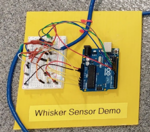  Photograph of test circuit mounted on board